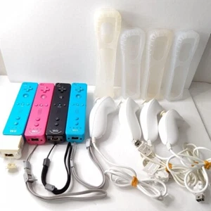 Wii WiiU Remote Plus Nunchuck and other set good condition controller Japan - Picture 1 of 10