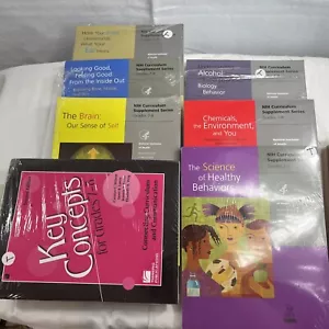 Huge Lot NEW Homeschool NIH Curriculum Books Sixth 7-8 Grade Mental Health New - Picture 1 of 9