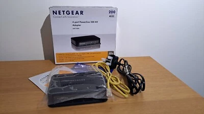 XAV1004 Netgear 4 Port Powerline AV Adapter With Ethernet Switch - Image 1 of 3