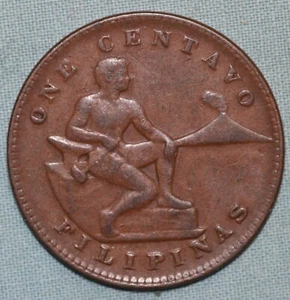 Philippines 1931 M ~ Bronze 1 Centavo~ 93 ¢ Tracked shipping - Picture 1 of 2