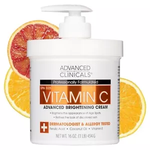 Advanced Clinicals Vitamin C Cream. Advanced Brightening Cream. Anti-aging cream - Picture 1 of 5