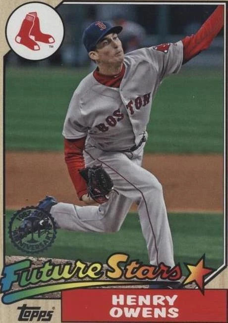 2017 Topps - Henry Owens #87-14