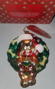 Christopher Radkos "Babys First Puppy Love" Ornament mit Etikett offene Schachtel - Bild 1 von 10