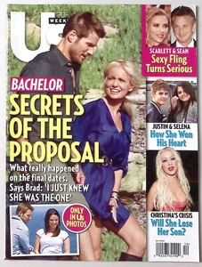 US WEEKLY 3-21-11 THE BACHELOR SCARLETT JOHANSSON SEAN PENN TOM BRADY Z2430 - Picture 1 of 2