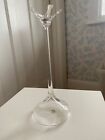 DARTINGTON CRYSTAL TALL NECKLACE JEWELLERY STAND/TREE approx 27 cm