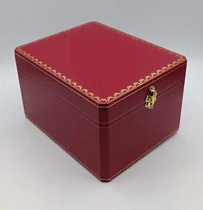 CARTIER Paris Vintage red box Scatola Orologio, porta gioielli, molto rara - Imagen 1 de 11