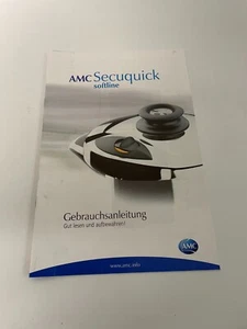 AMC - Secuquick Softline - Gebrauchsanweisung - 24 Seiten - NEU - Bild 1 von 3