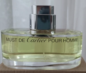 Must De Cartier Pour Homme Eau de Toilette 3.3fl.oz.-Original Made in France - Picture 1 of 18