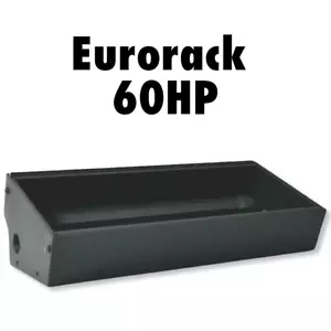 Moog Estilo 60hp Skiff Escritorio Eurorack Módulo Modular Sintetizador Estuche con Rieles - Imagen 1 de 11