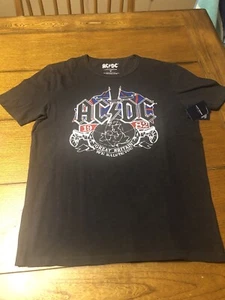 Neu mit Etikett AC/DC Grafik-T-Shirt von Lucky Marke Größe M - Bild 1 von 8