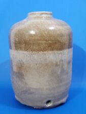 Stoneware Crock Jug - Liquid Despenser 7 1/2'' Hand Thrown -Very Old Pottery