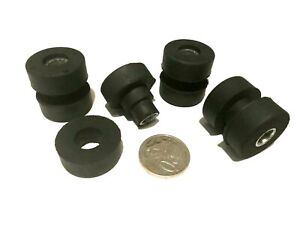 Vibration Shock Mount Two Piece Rubber Bushing 4pc For 3D Isolation up to 40kg