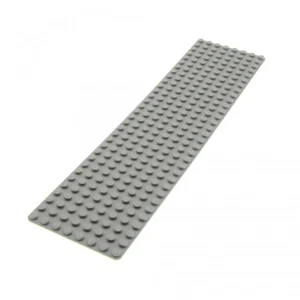 1x Lego Building Plate 8x32 Light Gray Basic Baseplate Classic Town 6390 4187 - Picture 1 of 1