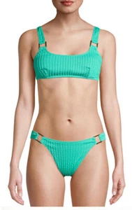 Juniors Textured Mint Fashion Bikini Top (Size M 7/9) BRAND NEW W TAGS TOP ONLY - Picture 1 of 1