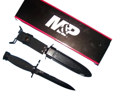 Cuchillo Smith Wesson M&P de colección + funda de vaina S&W NUEVO EN CAJA NUEVO Foto 1 de 4