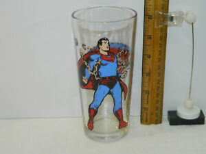 Superman DC Comics Pepsi Collector Series Glass Vintage 1975