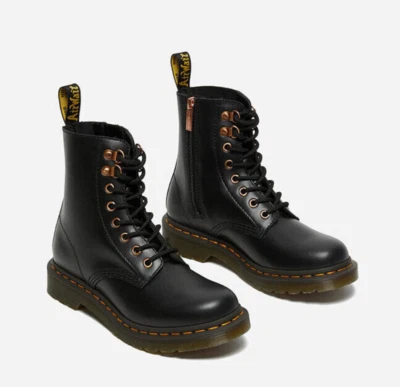 Dr. Martens 1460 Pascal HDW Gr. 37 NEU * Stiefel Glattleder, schwarz