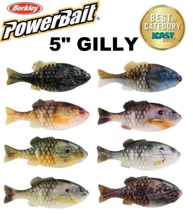 Berkley PowerBait Gilly Soft Bait - Watermelon Candy Color, 130mm (5.1 Inch) Fishing Lure For Freshwater & Saltwater - View #13
