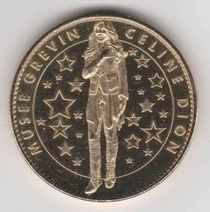 A 2009 SD TOKEN MEDAILLE ARTHUS-BERTRAND -- 75 009 N°6 MUSEE GREVIN CELINE DION - Foto 1 di 2