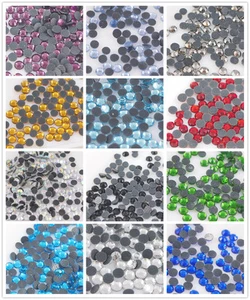 [Hot Sx] 500 piezas SS10 2,8 mm hierro sobre diamantes de imitación cristales espalda plana - Imagen 1 de 15