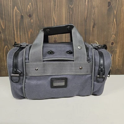 Andiamo Valoroso Duffle Bag Luggage Made in USA Gray Ballistic Nylon Vintage - Image 1 of 4