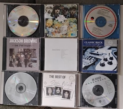 9 Rock CD Lot - James Taylor - Springsteen - Carly Simon - Byrds - Dire Straits - Image 1 of 4