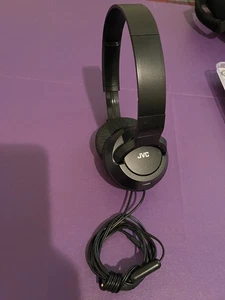 JVC Headphones Black Wired - Picture 1 of 4