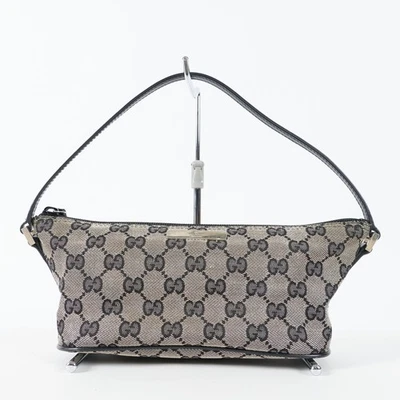 Gucci GG Canvas Accessory Pouch Handbag 11082200018 - Image 1 of 4