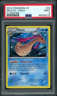 2014 Pokemon XY Flashfire Milotic Holo #23 PSA 9 MINT - Image 1 of 2