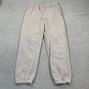 BTS Pants Womens Medium Gray Sweat Jogger Boy With Luv Kpop Cotton Fleece - Picture 1 of 8