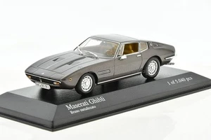 MASERATI Ghibli Brown metallic 1969 1/43 MINICHAMPS 400123320 - Picture 1 of 5