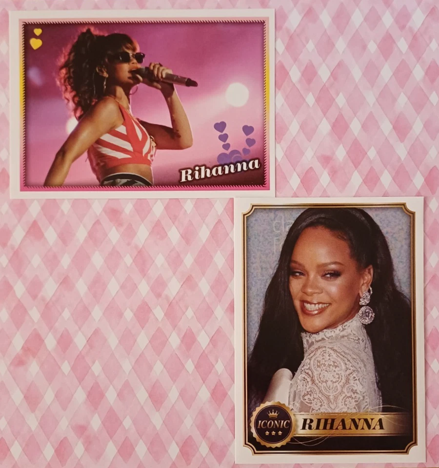 RIHANNA x2 POP STARS PANINI STICKER COLLECTION 2025 - Image 1 of 1