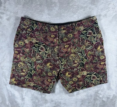 Pantalones Cortos Polo Ralph Lauren Para Hombre 32 Multicolor Floral Estampado Paisley Algodón Informal Foto 1 de 4