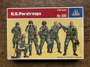 Italeri 1:35, No.309, U.S. PARATROOPS, unbenutzter Bausatz komplett - Bild 1 von 4
