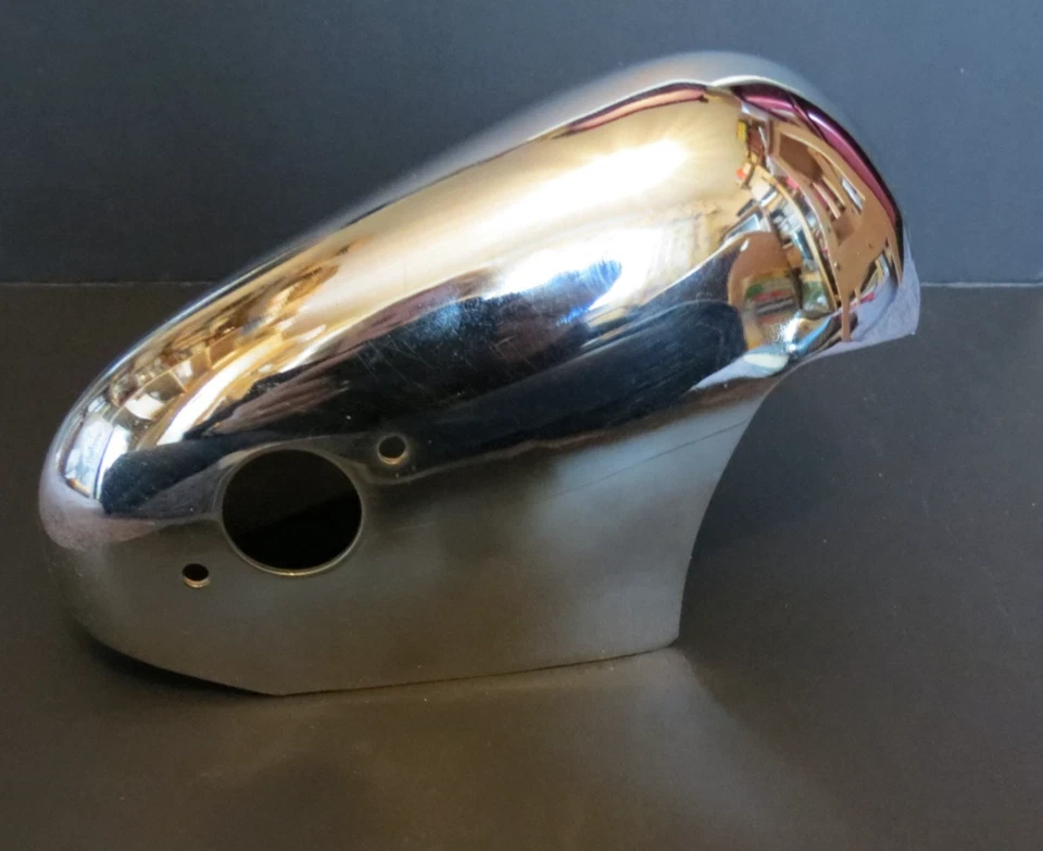 MGB GT REAR OVER RIDER DRIVERS SIDE GOOD CONDITION CHROME NICE - Image 1 of 4