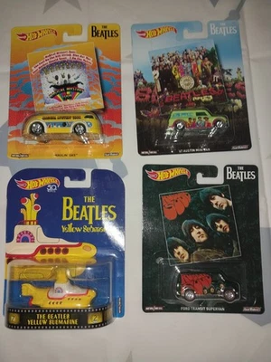 The Beatles Hot Wheels Yellow Submarine Assorted Die-cast Cars New Unopened Foto 1 de 4