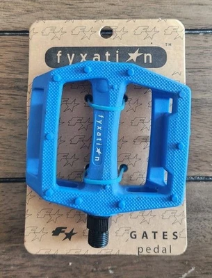 NUEVO Pedales de PC Fyxation Gates Azul Pedal de Bicicleta Nuevo en Paquete Sellado Foto 1 de 3