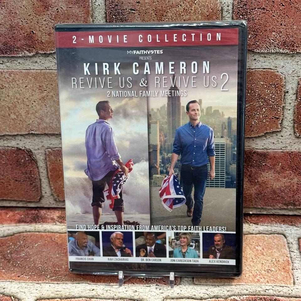 Kirk Cameron Revive Us + Revive Us 2 DVD Sealed 2-Movie Set 2017 Faith Christian - Image 1 of 3