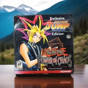 KONAMI EXCLUSIVE SHONEN JUMP EDITION YUGIOH POWER OF CHAOS 1996 PC CD ROM TRIAL - Picture 1 of 5