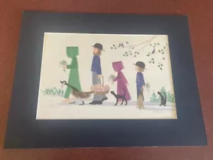 Diane Graebner Amish Thank You Signed Collectors Club Art Print #23 1993 Picnic - Picture 1 of 1