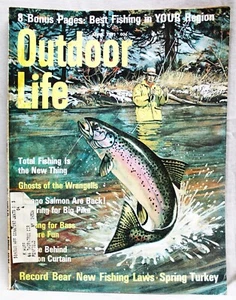 OUTDOOR LIFE MAGAZINE APRIL 1971 VINTAGE HUNTING & FISHING SPORTING OUTDOORS - Picture 1 of 9