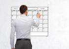 24x30 Monthly Erasable Blank Reusable Undated Wall Calendar Homeschool Planner