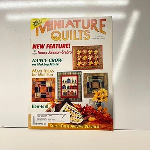 Miniature Quilts Vintage Magazines 1995 30+ Patterns Designs Back issues #20 - Picture 1 of 6