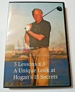 Jim McLean 5 Lessons A Unique Look At Hogan's 15 Golf Secrets Instructional DVD - Picture 1 of 4