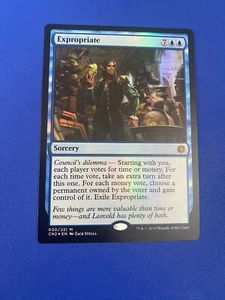 MTG Expropriate Conspiracy: Take the Crown Holo Card NM - Picture 1 of 3