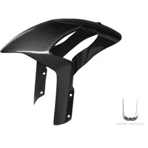 Fender Front Polished Carbon Fiber Ducati 1100 Monster 2008-2010 - Picture 1 of 1