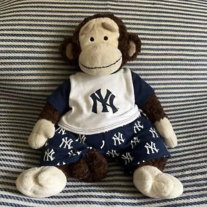 NY Yankees Build-A-Bear Affe Maskottchen Plüsch Sound Spielzeug USA selten Baseball - Bild 1 von 20