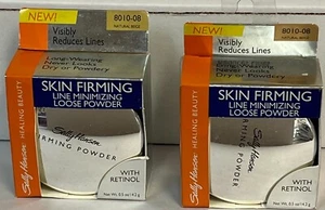 2 Sally Hansen Skin Firming Line Minimizing Loose Powder NATURAL BEIGE 8010-08 - Picture 1 of 2