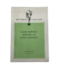 Folleto vintage 1957 buen servicio depende de buenas ganancias reimpresión - Imagen 1 de 3
