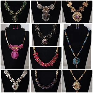 collares mexicanos lote de 10 juegos mayoreo, artesanal, collar, conjuntos joyas. - Imagen 1 de 11